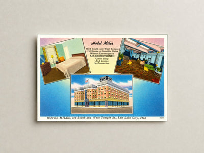 Salt Lake City, UT: Hotel Miles, 3rd South and West Temple St.