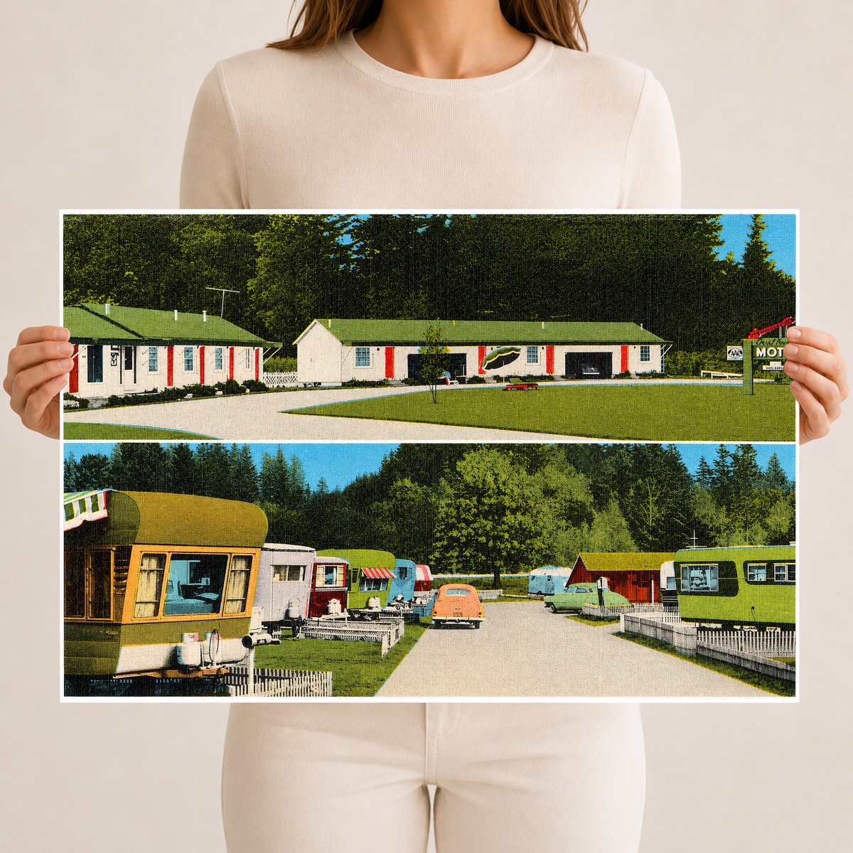 Bellingham, WA: Crest Haven Motel and Trailer Park, 2400 Samish Highway on 99 south