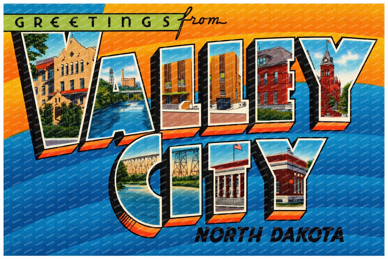 Valley City, ND: Greetings from Valley City