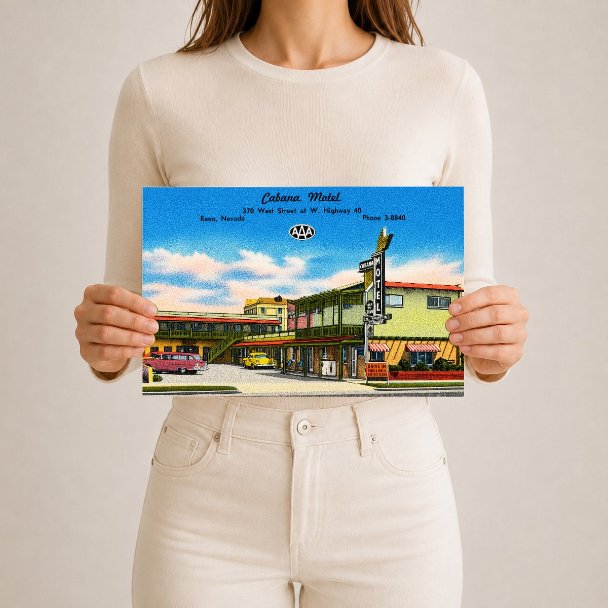 Reno, NV: Cabana Motel, 370 West Street at W. Highway 40