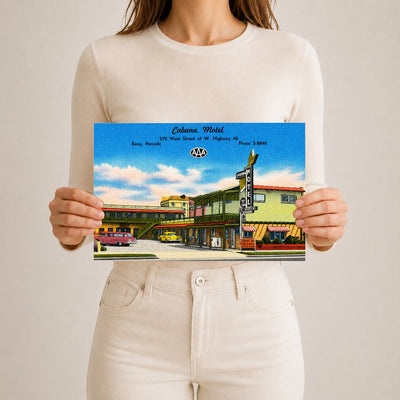 Reno, NV: Cabana Motel, 370 West Street at W. Highway 40