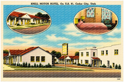 Cedar City, UT: Knell Motor Hotel, on U.S. 91