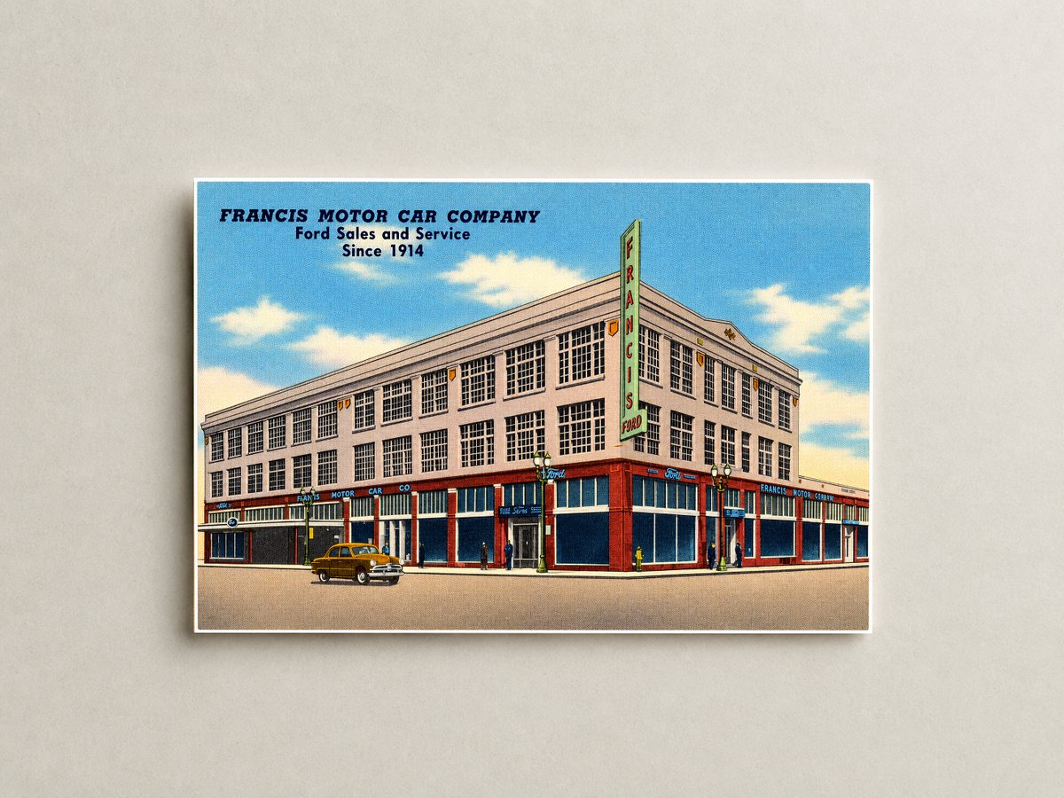 Portland, OR: Francis Motor Car Company, Ford sales and services since 1914