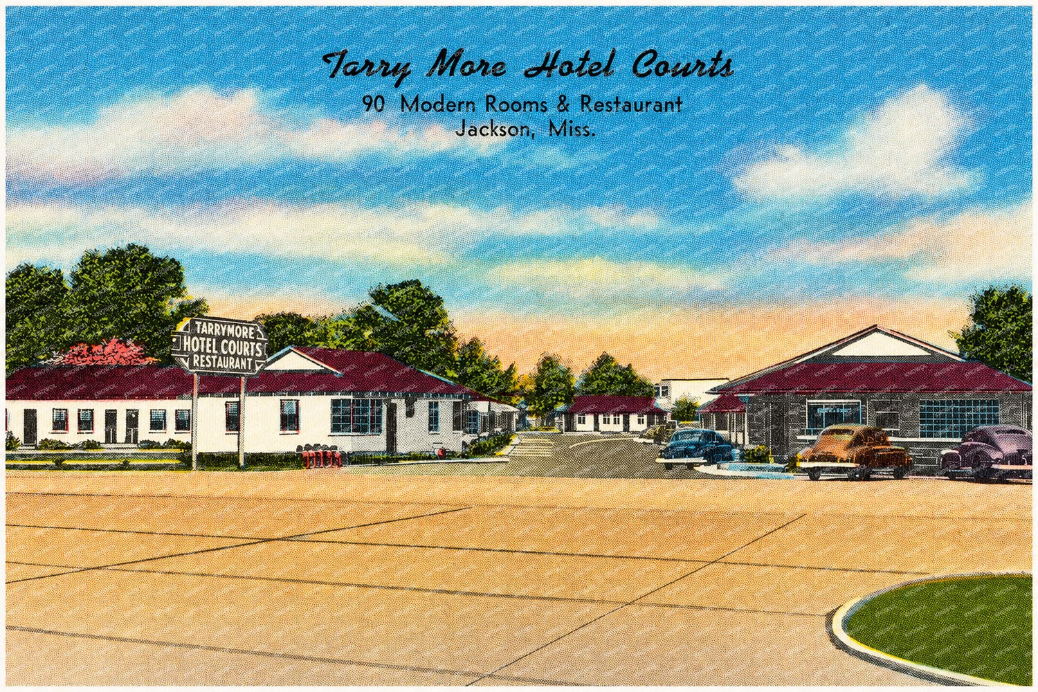 Jackson, MS: Terry More Hotel Courts, 90 modern rooms & restaurants