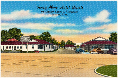 Jackson, MS: Terry More Hotel Courts, 90 modern rooms & restaurants