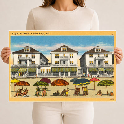 Royalton Hotel, Ocean City, MD — Vintage Maryland Postcard