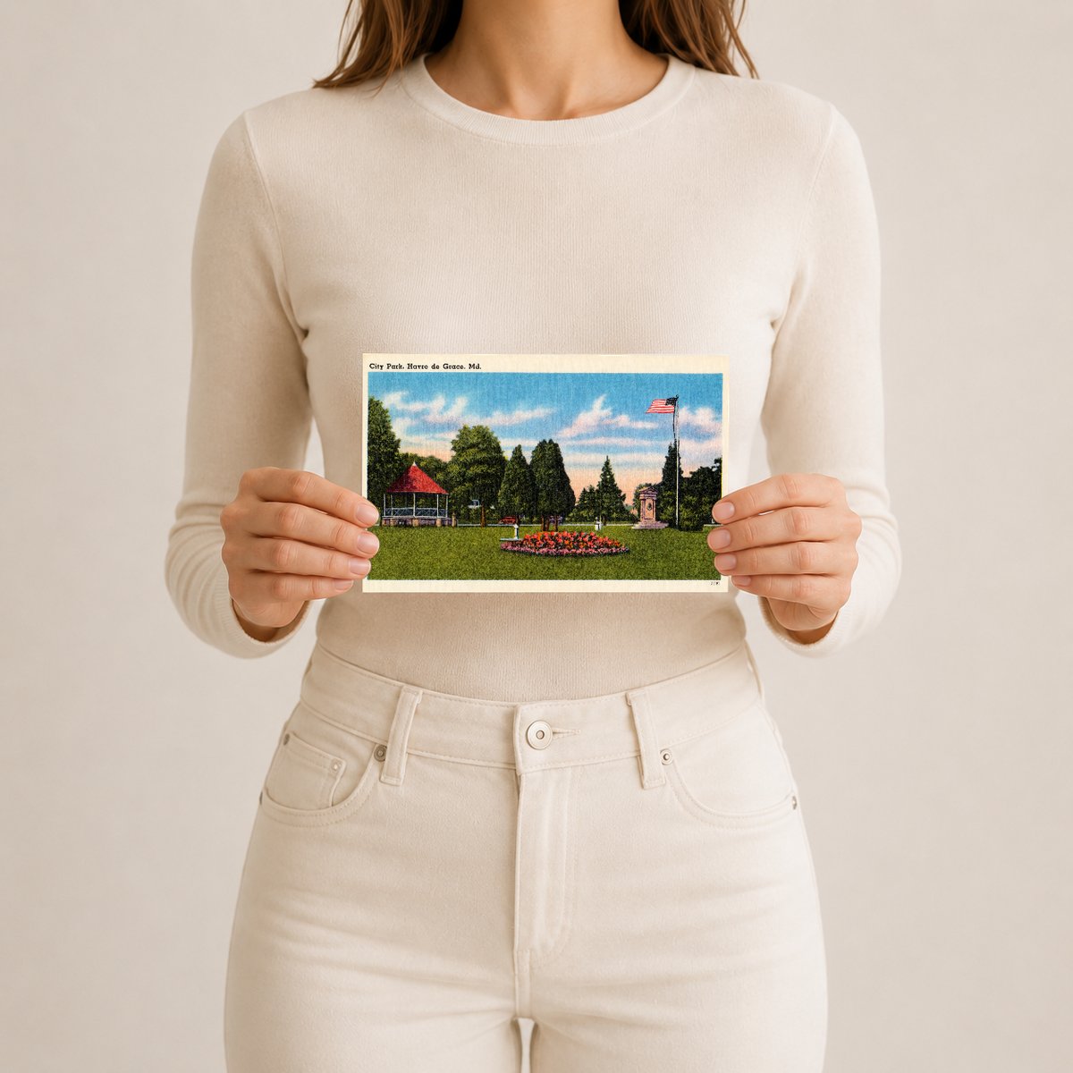 City Park, Havre de Grace, MD — Vintage Maryland Postcard
