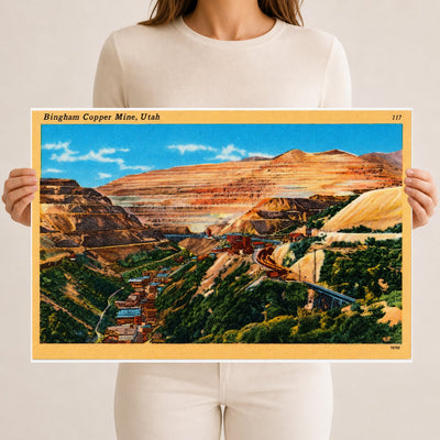 Bingham Copper Mine, UT: Historic View