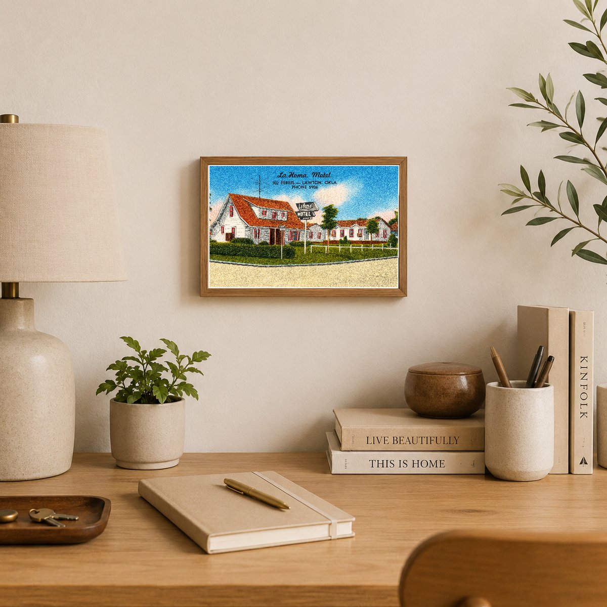 Lawton, OK: La Homa Motel, 302 Ferris -- Lawton, Okla., phone 5906