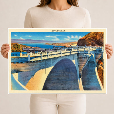 Coolidge Dam, AZ: Historic View