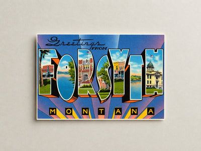 Forsyth, MT: Greetings from Forsyth