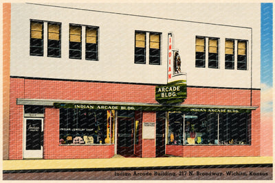 Wichita, KS: Indian Arcade Building, 217 N. Broadway