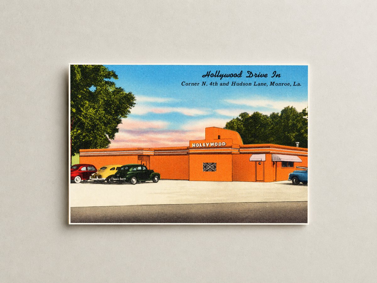 Monroe, LA: Hollywood Drive In, Corner N. 4th and Hudson Lane