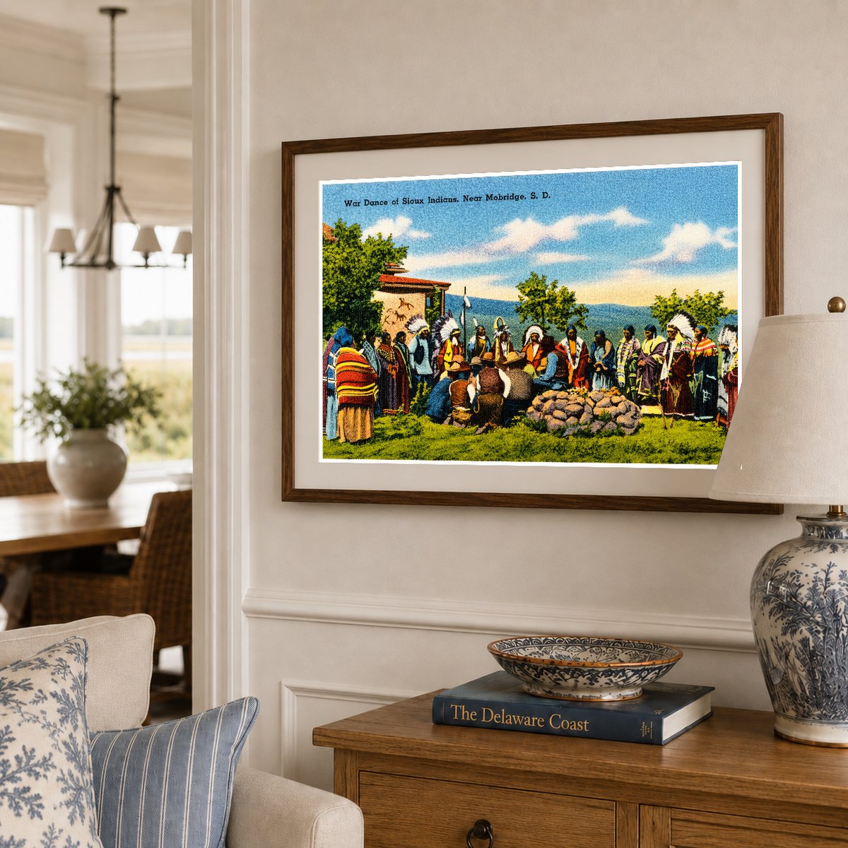 Mobridge, SD: War dance of Sioux Indians, near Mobridge