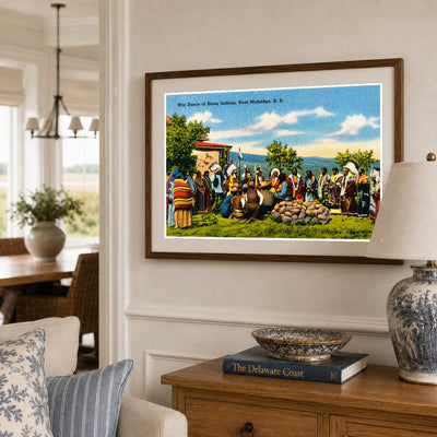 Mobridge, SD: War dance of Sioux Indians, near Mobridge