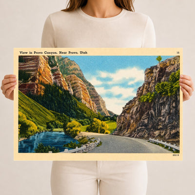 Provo, UT: View in Provo Canyon, near Provo
