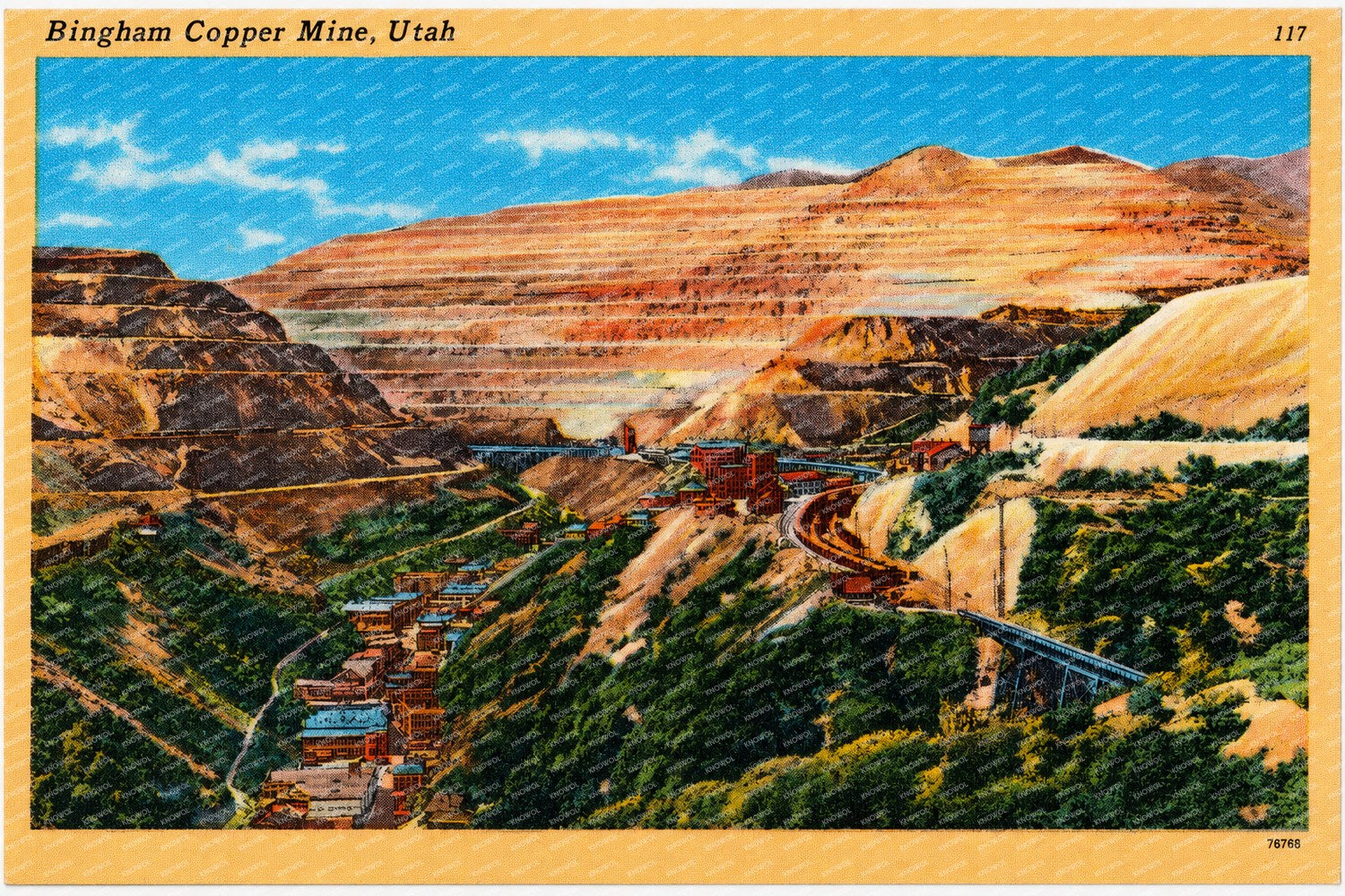Bingham Copper Mine, UT: Historic View