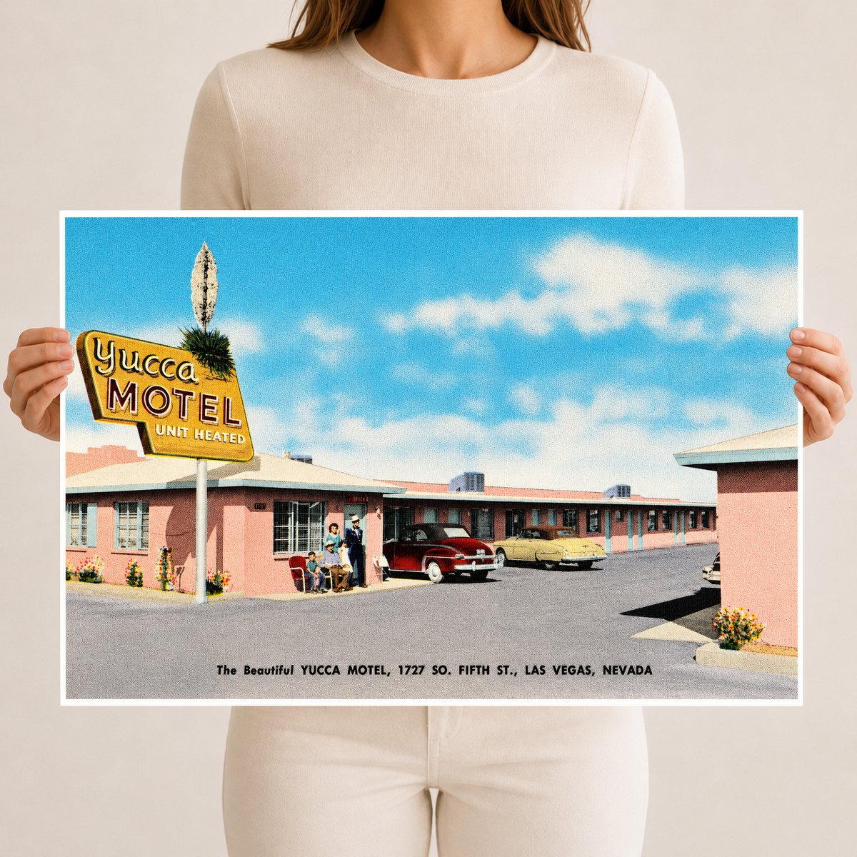Las Vegas, NV: The beautiful Yucca Motel, 1727 So. Fifth St.
