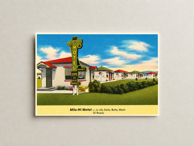 Butte, MT: Mile-Hi Motel -- in city limits