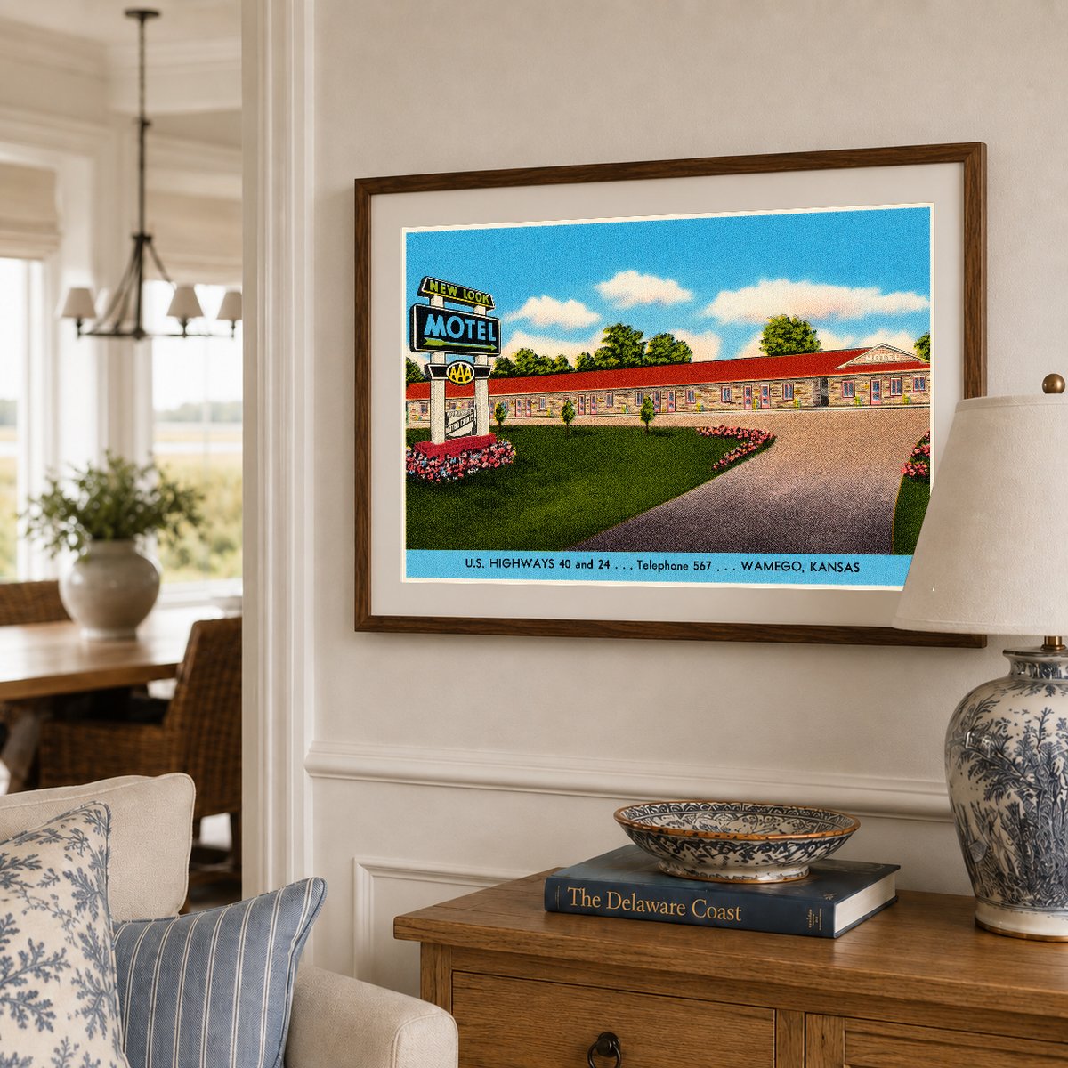 Wamego, KS: New Look Motel, U. S. Highways 40 and 24... Wamego