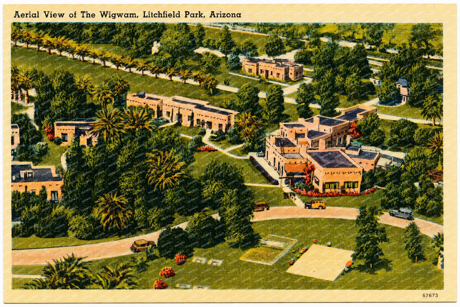 Litchfield Park, AZ: Aerial view of The Wigwam