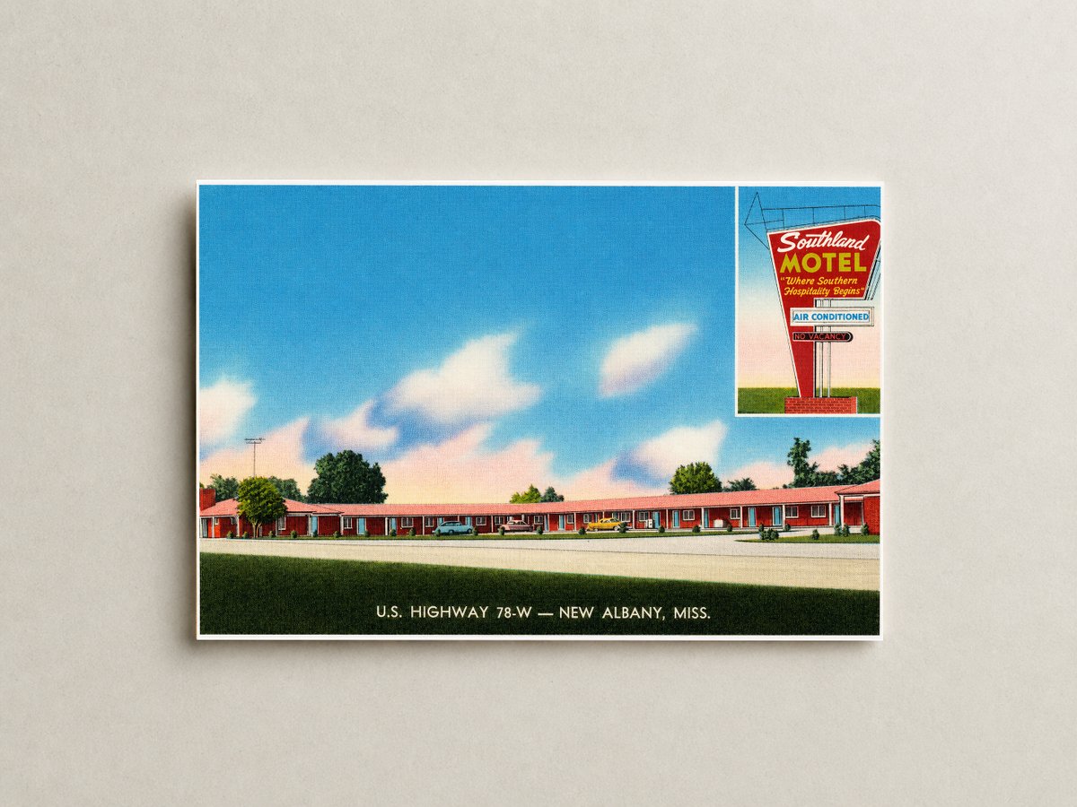 New Albany, MS: Southland Motel, U.S. Highway 78-W -- New Albany