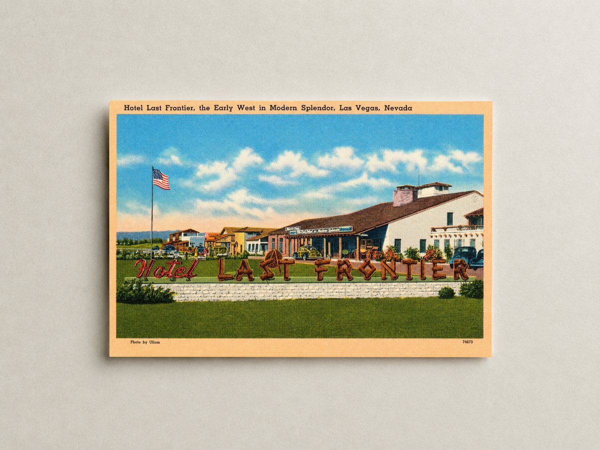 Las Vegas, NV: Hotel Last Frontier, the early west in modern splendor