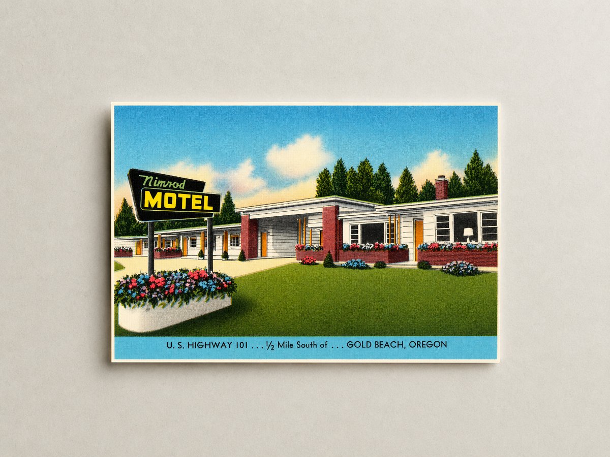Gold Beach, OR: Nimrod Motel, U.S. Highway 101... 1/2 miles south of... Gold Beach