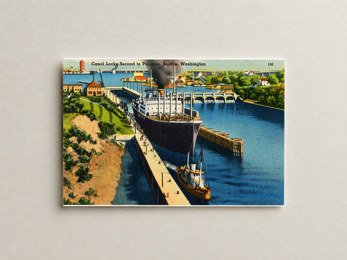 Seattle, WA: Canal locks second to Panama