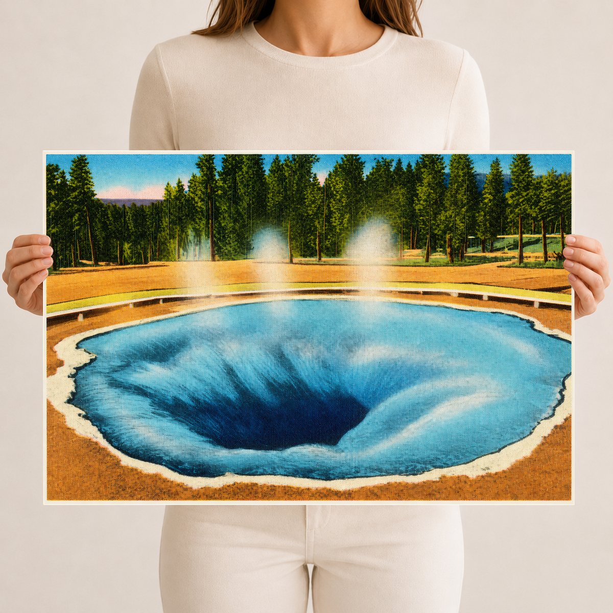 Yellowstone National Park, WY: Morning Glory Pool