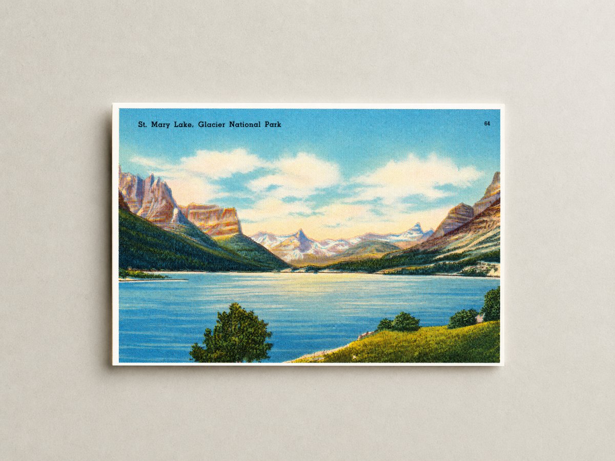 Canada, MT: St. Mary Lake, Glacier National Park