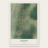 Joseph, Utah map print, the full design