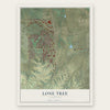 Lone Tree, Colorado map print, the full design