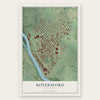 Royersford, Pennsylvania map print, the full design