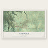 Ardmore, Tennessee map print, the full design