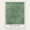 Town of Plover, Marathon County, Wisconsin map print, the full design