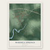 Mardela Springs, Maryland map print, the full design