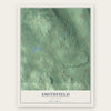 Smithfield, New York map print, the full design
