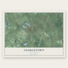Georgetown, Massachusetts map print, the full design