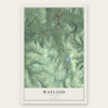 Wayland, New York map print, the full design