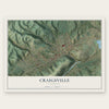 Craigsville, Virginia map print, the full design