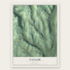 Taylor, New York map print, the full design