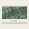 Oakvale, West Virginia map print, the full design