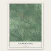 Gilbertown, Alabama map print, the full design
