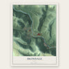 Irondale, Ohio map print, the full design