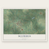McCormick, South Carolina map print, the full design