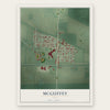 McGuffey, Ohio map print, the full design