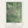 Nevada, Missouri map print, the full design