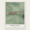Biddle Street, Maryland map print, the full design
