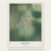 Bogue, Kansas map print, the full design